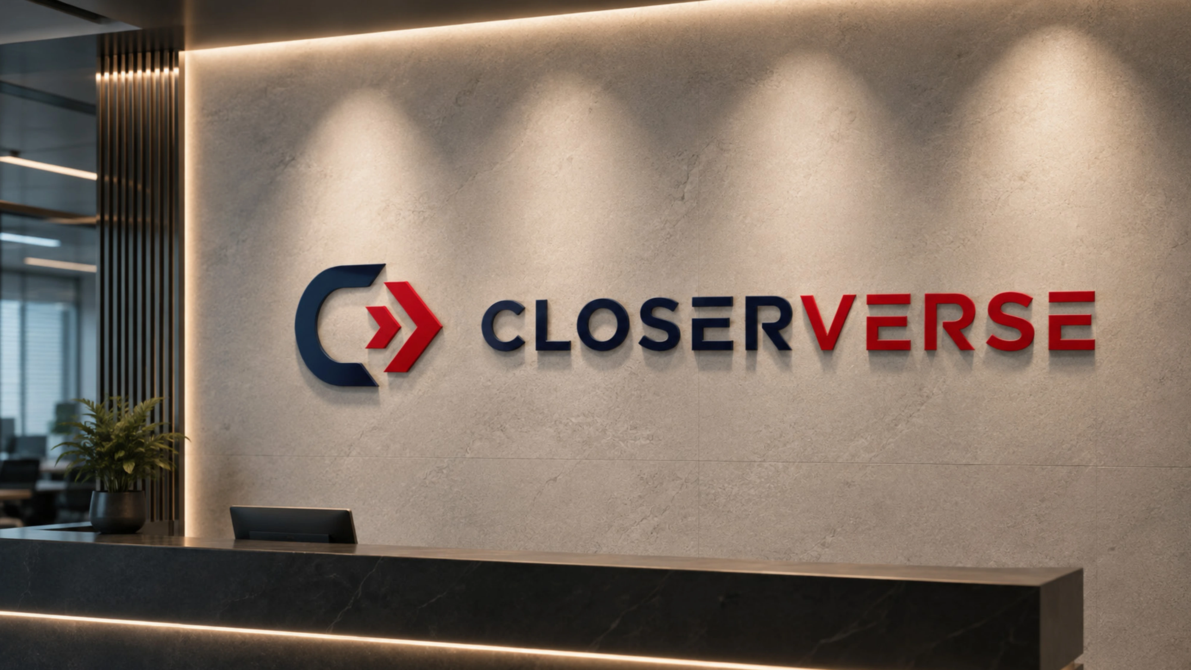 CloserVerse office wall